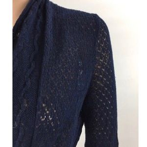 Anthropology wrap cardigan
